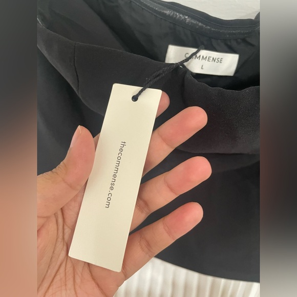 Commense Cream Asymmetrical Maxi Skirt with Slit NWT LARGE - Picture 6 of 10